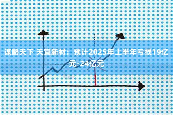 谋略天下 天宜新材：预计2025年上半年亏损19亿元-24亿元